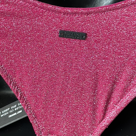 Grape sparkle Cheeky coverage Bathing suits bottoms - Picture 8 of 11